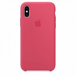 Чохол-накладка (силіконовий) для iPhone XS Silicone Case High Copy Hibiscus