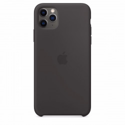 Чехол-накладка (силиконовый) Apple iPhone 11 Pro Max Silicone Case Black (MX002)