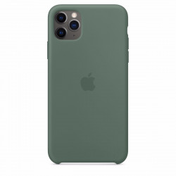 Чехол-накладка (силиконовый) для iPhone 11 Pro Max Silicone Case High Copy Pine Green