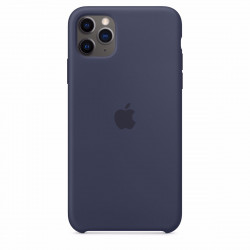 Чохол-накладка (силіконовий) для iPhone 11 Pro Max Silicone Case High Copy Midnight Blue
