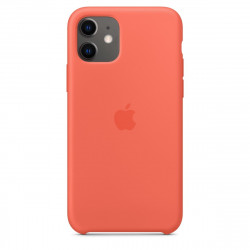 Чохол-накладка (силіконовий) для iPhone 11 Silicone Case High Copy Clementine