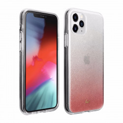 Чехол-накладка (пластиковый) Apple iPhone 11 Pro Max LAUT OMBRE SPARKLE Peach (L_IP19L_OS_P)