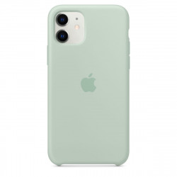 Чехол-накладка (силиконовый) для iPhone 11 Silicone Case High Copy Beryl