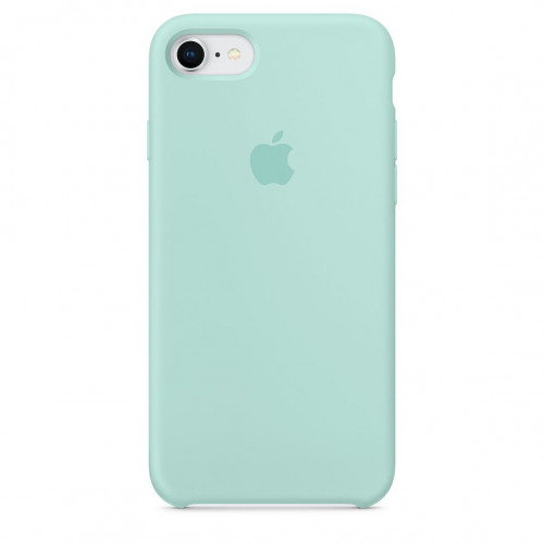 Чехол-накладка (силиконовый) Apple iPhone 8/7 Silicone Case Marine Green (MRR72)