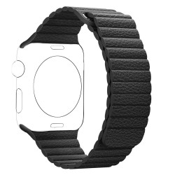 Ремешок Watch 38/40mm Leather Loop Band High Copy Black