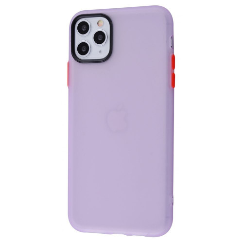 Чехол-накладка (силиконовый) Apple iPhone 11 Pro Max Shadow Silicone Case Light Purple