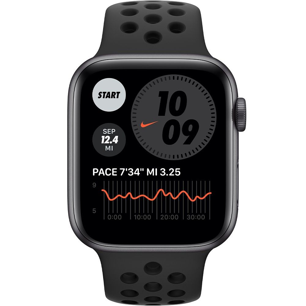 Apple Watch Nike Series 6 Gps 44mm Space Gray Aluminum Case With Anthracite Black Nike Sport Band Mg173 Kupit V Internet Magazine Mr Fix