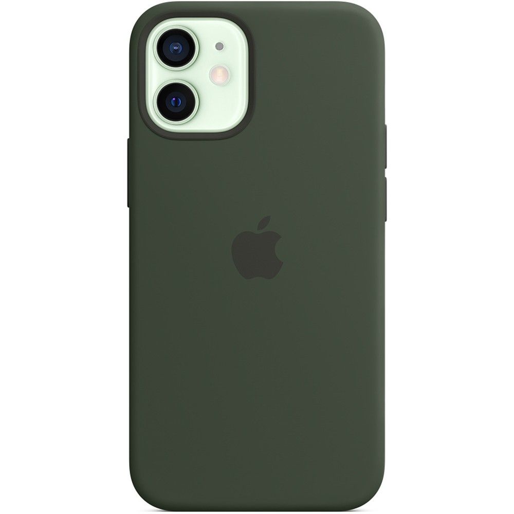 Чехол-накладка (силиконовый) Apple iPhone 12 mini Silicone Case with  MagSafe Cyprus Green (MHKR3) — купить в интернет-магазине MR.FIX