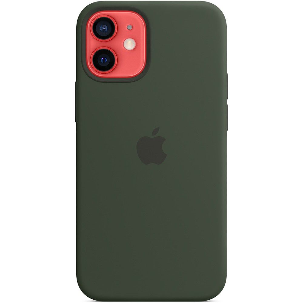 Чехол-накладка (силиконовый) Apple iPhone 12 mini Silicone Case with  MagSafe Cyprus Green (MHKR3) — купить в интернет-магазине MR.FIX