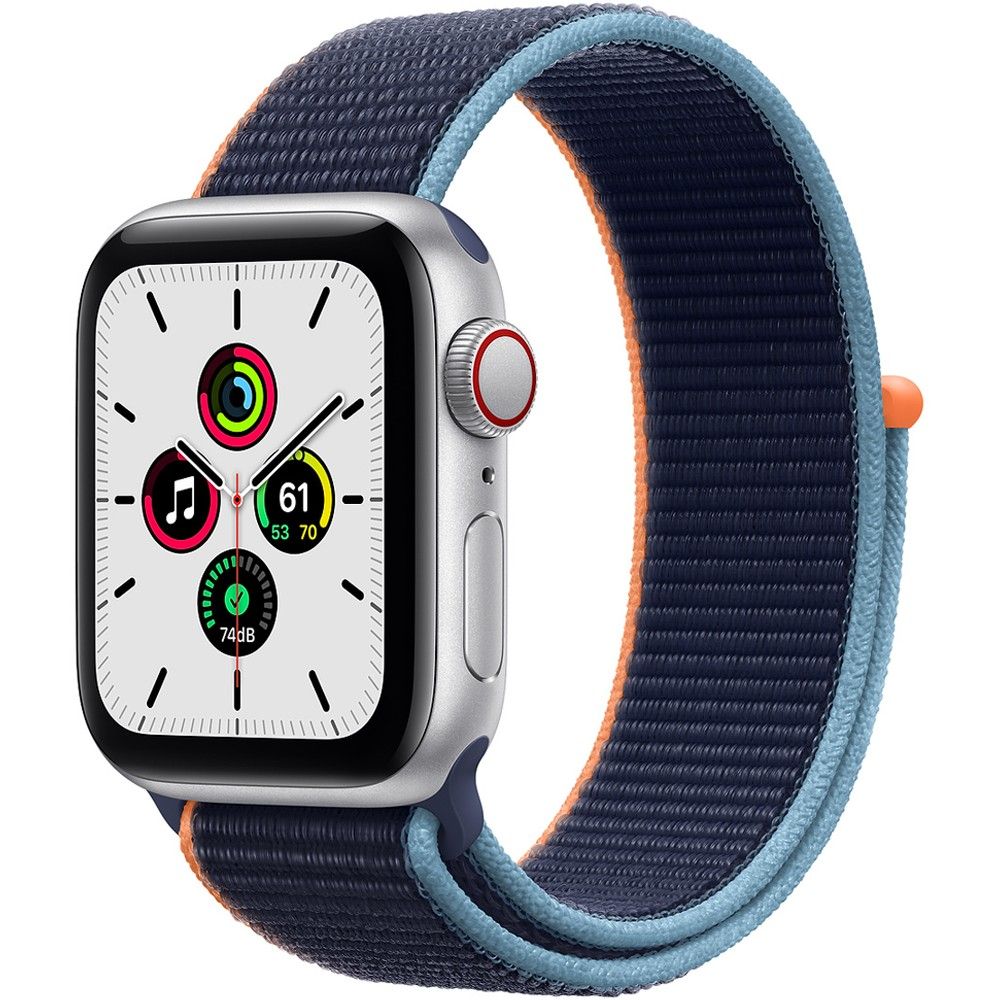 Apple Watch Se Gps Cellular 40mm Silver Aluminum Case With Deep Navy Sport Loop Mye92 Myeg2 Kupit V Internet Magazine Mr Fix