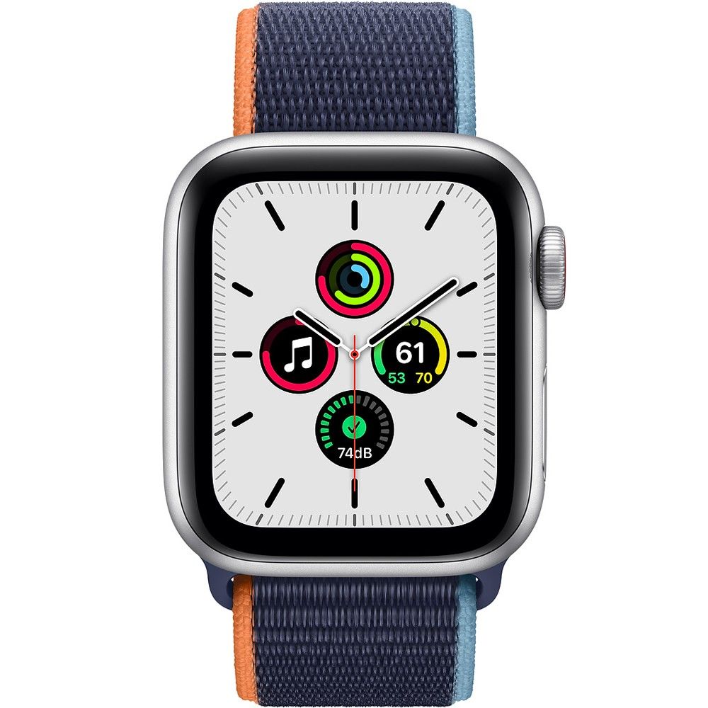 Apple Watch Se Gps Cellular 40mm Silver Aluminum Case With Deep Navy Sport Loop Mye92 Myeg2 Kupit V Internet Magazine Mr Fix