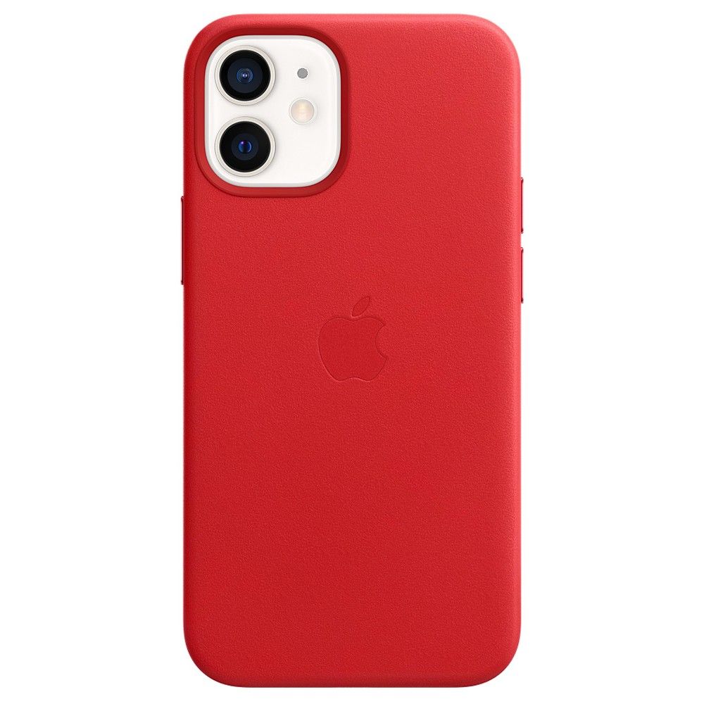 Чехол-накладка (кожаный) Apple iPhone 12 mini Leather Case with MagSafe  (PRODUCT)RED (MHK73) — купить в интернет-магазине MR.FIX