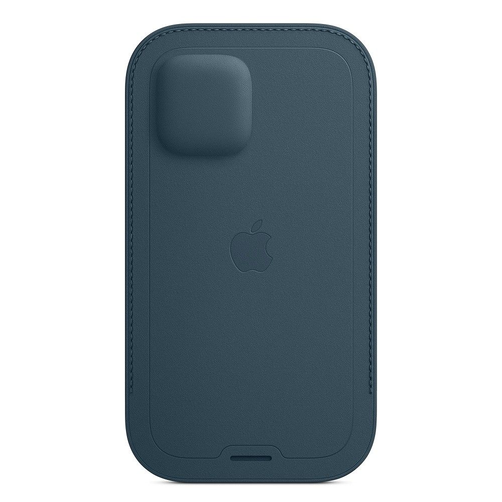 Чехол-карман (кожаный) Apple iPhone 12/12 Pro Leather Sleeve with MagSafe  Baltic Blue (MHYD3) — купить в интернет-магазине MR.FIX