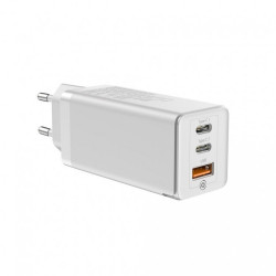 Baseus GaN Mini Quick Charge Travel Charger 65W White (CCGAN-B02)