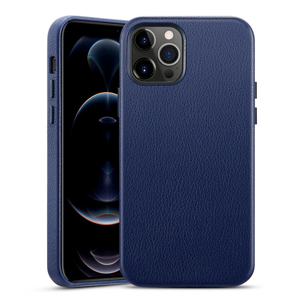 Чехол-накладка (кожаный) Apple iPhone 12/12 Pro ESR Metro Premium Leather  Case Blue — купить в интернет-магазине MR.FIX