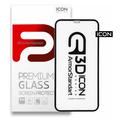 Защитное стекло Apple iPhone 11/XR ArmorStandart Icon 3D Black (ARM55979-GI3D-BK)