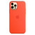 Чехол-накладка (силиконовый) для iPhone 12/12 Pro Silicone Case with MagSafe High Copy Electric Orange