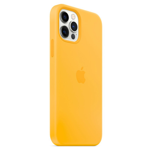 Чехол-накладка (силиконовый) для iPhone 12/12 Pro Silicone Case with MagSafe High Copy Sunflower