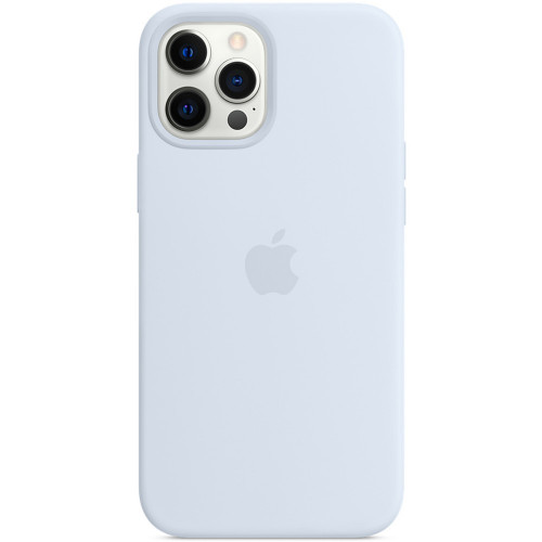 Чехол-накладка (силиконовый) для iPhone 12 Pro Max Silicone Case with MagSafe High Copy Cloud Blue