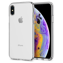 Чохол-накладка (силіконовий) Apple iPhone XS Spigen Liquid Crystal Clear (063CS25110)