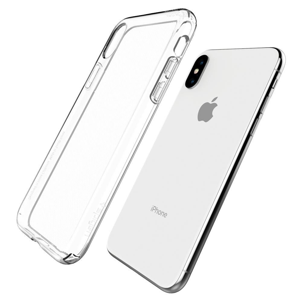 Chehol Nakladka Silikonovyj Apple Iphone Xs Spigen Liquid Crystal Clear 063cs Kupit V Internet Magazine Mr Fix