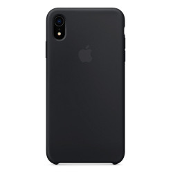 Чохол-накладка (силіконовий) для iPhone XR Silicone Case High Copy Black