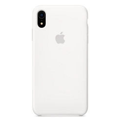 Чохол-накладка (силіконовий) для iPhone XR Silicone Case High Copy White