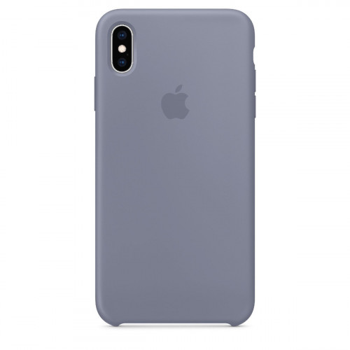 Чохол-накладка (силіконовий) Apple iPhone XS Max Silicone Case Lavender Gray (MTFH2)