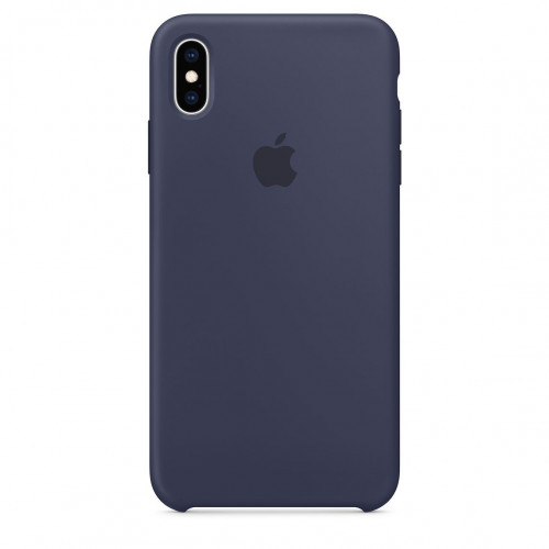 Чохол-накладка (силіконовий) Apple iPhone XS Max Silicone Case Midnight Blue (MRWG2)