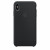 Чехол-накладка (силиконовый) Apple iPhone XS Max Silicone Case Black (MRWE2)