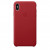 Чехол-накладка (кожаный) Apple iPhone XS Leather Case (PRODUCT)RED (MRWK2)
