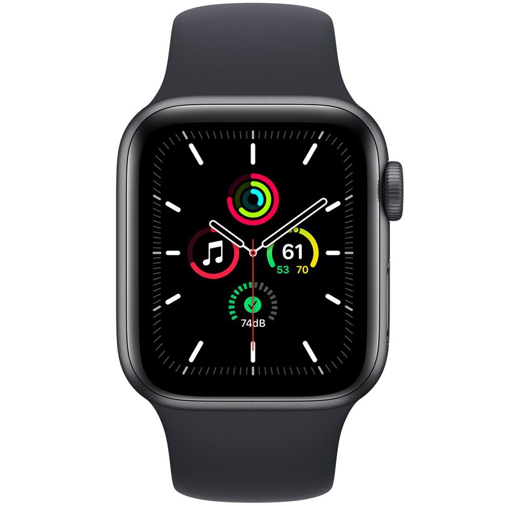 Apple Watch SE GPS 40mm Space Gray Aluminum Case with Midnight