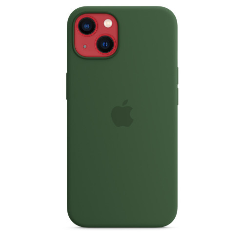 Чохол-накладка (силіконовий) для iPhone 13 Silicone Case High Copy Clover