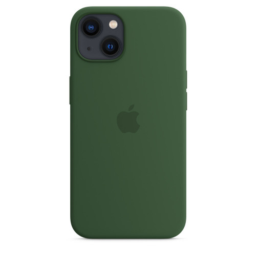 Чохол-накладка (силіконовий) для iPhone 13 Silicone Case High Copy Clover