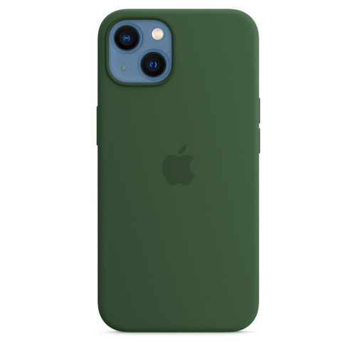 Чохол-накладка (силіконовий) для iPhone 13 Silicone Case High Copy Clover