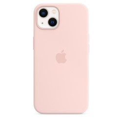 Чохол-накладка (силіконовий) для iPhone 13 Silicone Case High Copy Chalk Pink