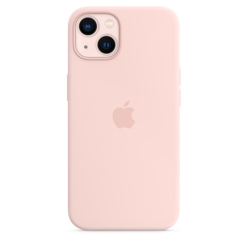 Чехол-накладка (силиконовый) для iPhone 13 Silicone Case High Copy Chalk Pink