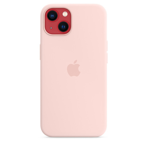 Чехол-накладка (силиконовый) для iPhone 13 Silicone Case High Copy Chalk Pink