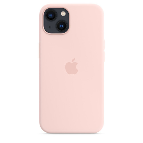 Чехол-накладка (силиконовый) для iPhone 13 Silicone Case High Copy Chalk Pink