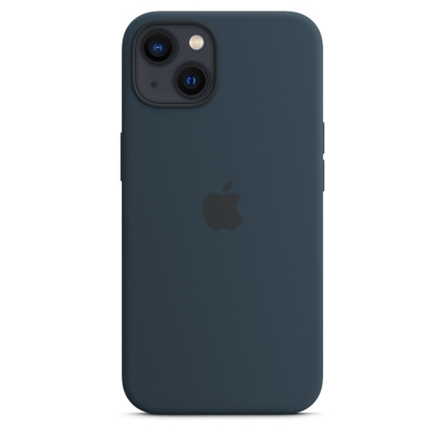 Чехол-накладка (силиконовый) для iPhone 13 Silicone Case High Copy Abyss Blue