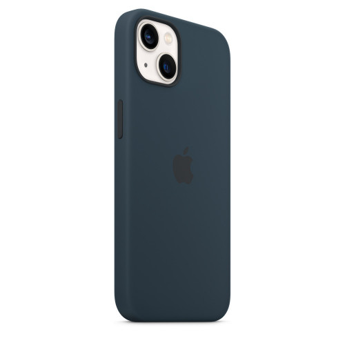 Чехол-накладка (силиконовый) для iPhone 13 Silicone Case High Copy Abyss Blue