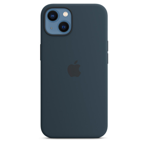 Чехол-накладка (силиконовый) для iPhone 13 Silicone Case High Copy Abyss Blue