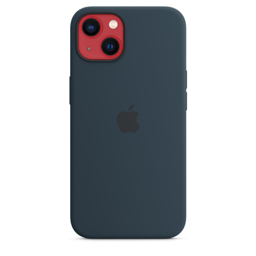 Чехол-накладка (силиконовый) для iPhone 13 Silicone Case High Copy Abyss Blue