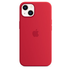 Чохол-накладка (силіконовий) для iPhone 13 Silicone Case High Copy RED