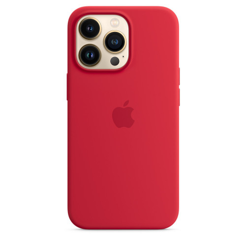 Чехол-накладка (силиконовый) для iPhone 13 Pro Silicone Case High Copy RED
