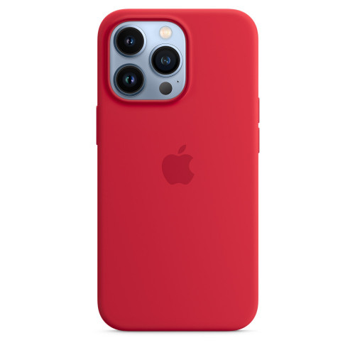 Чехол-накладка (силиконовый) для iPhone 13 Pro Silicone Case High Copy RED