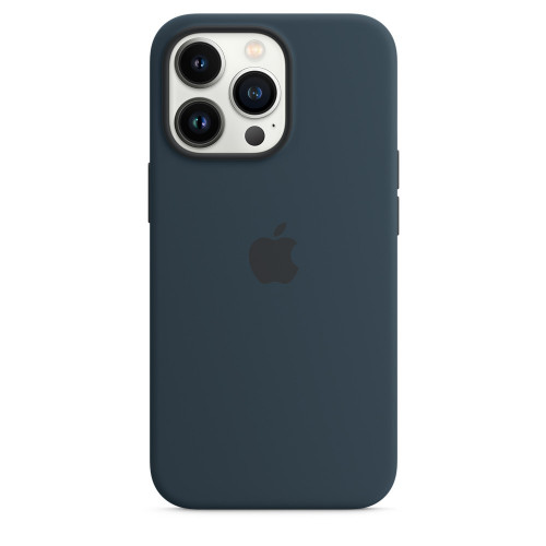 Чехол-накладка (силиконовый) для iPhone 13 Pro Silicone Case High Copy Abyss Blue