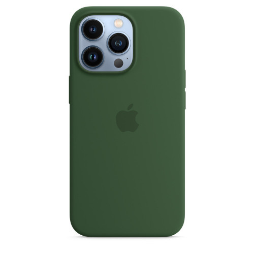 Чехол-накладка (силиконовый) для iPhone 13 Pro Silicone Case High Copy Clover