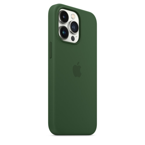Чехол-накладка (силиконовый) для iPhone 13 Pro Silicone Case High Copy Clover