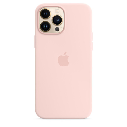 Чохол-накладка (силіконовий) для iPhone 13 Pro Max Silicone Case High Copy Chalk Pink